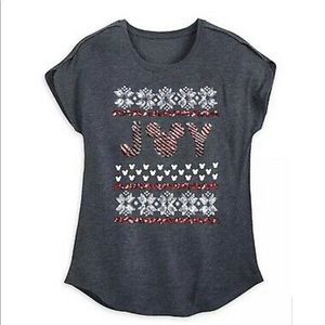 Disney Parks Authentic Holiday Christmas top